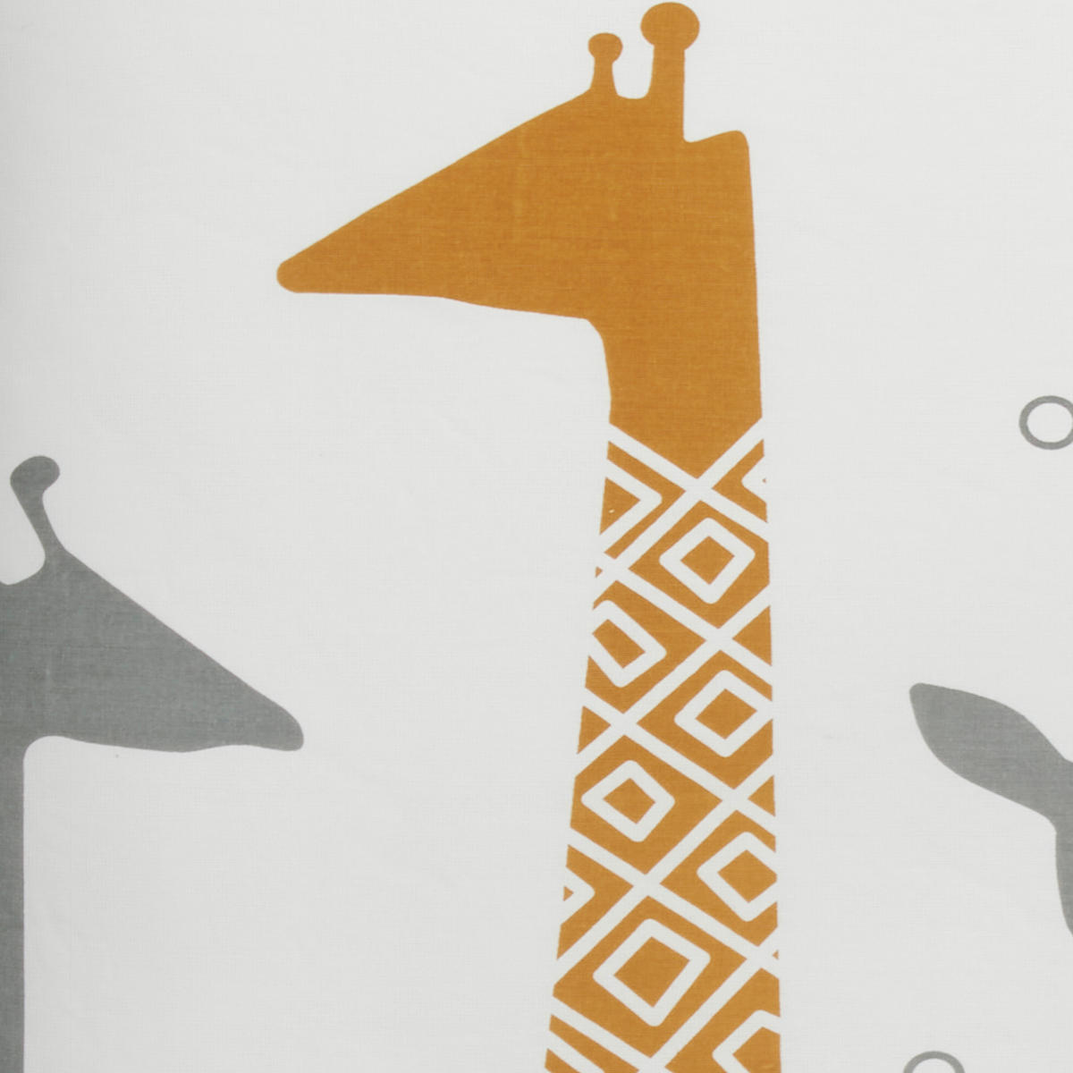 BABA ÁGYNEMŰHUZAT-GARNITÚRA 100/135 cm  - világosszürke/narancs, Design, textil (100/135cm) - Patinio