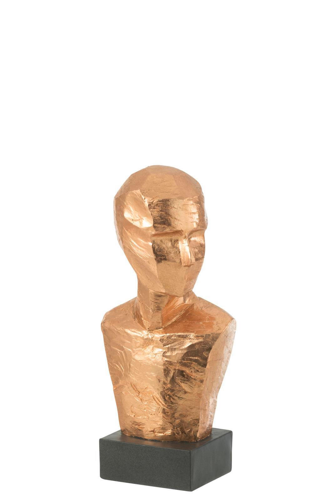 DEKOBÜSTE - Goldfarben, Basics, Kunststoff (17,5/14/38,5cm) - Ambia Home