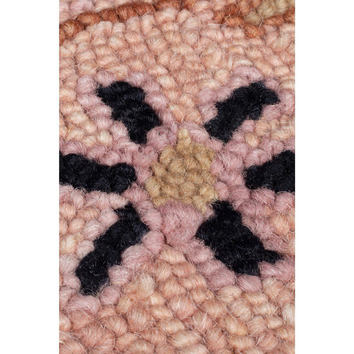 WEBTEPPICH 120/170 cm BLOSSOM TRADITIONAL Rosa, Schwarz  - Schwarz/Rosa, KONVENTIONELL, Textil (120/170cm)