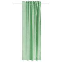WÄRMESCHUTZVORHANG ESKIMO blickdicht 135/245 cm   - Mintgrün, Basics, Textil (135/245cm) - Schmidt W. Gmbh