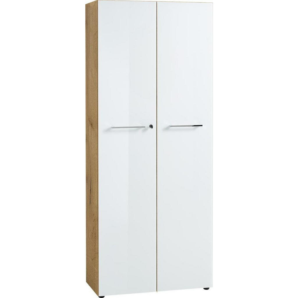 Aktenschrank Gw-monteria Weiß/eiche Dekor B: 80 Cm