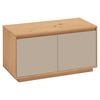 GARDEROBENBANK  in 86/45/40 cm  - Sandfarben/Eichefarben, Design, Holz/Holzwerkstoff (86/45/40cm) - Novel