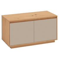 GARDEROBENBANK  in 86/45/40 cm  - Sandfarben/Eichefarben, Design, Holz/Holzwerkstoff (86/45/40cm) - Novel