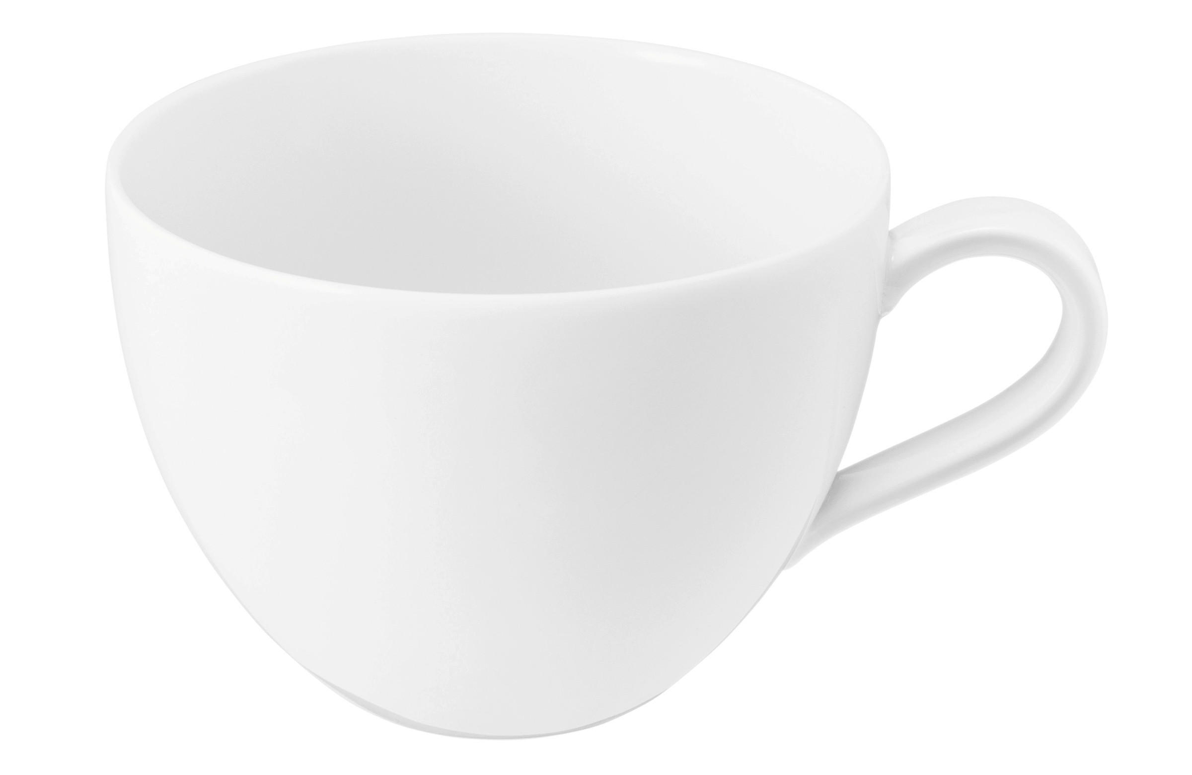 JUMBOTASSE Beat weiß uni 350 ml  - Weiß, Basics, Keramik (12,8/10,1/7,3cm) - Seltmann Weiden