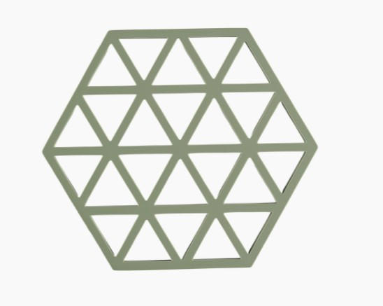 GRYTUNDERLÄGG  16 cm - grön, Basics, plast (16cm) - Zone Denmark