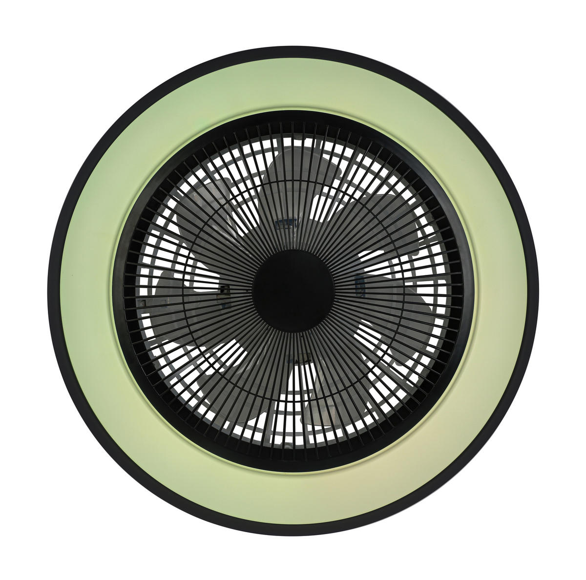 DECKENVENTILATOR - Schwarz/Weiß, Trend, Kunststoff/Metall (58/14,5cm) - Mican