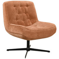 SESSEL in Struktur Rosa  - Schwarz/Rosa, Design, Holz/Textil (71/83/79cm) - Carryhome