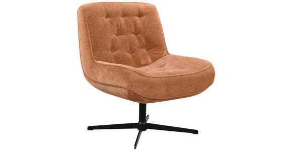 SESSEL in Struktur Rosa  - Schwarz/Rosa, Design, Holz/Textil (71/83/79cm) - Carryhome