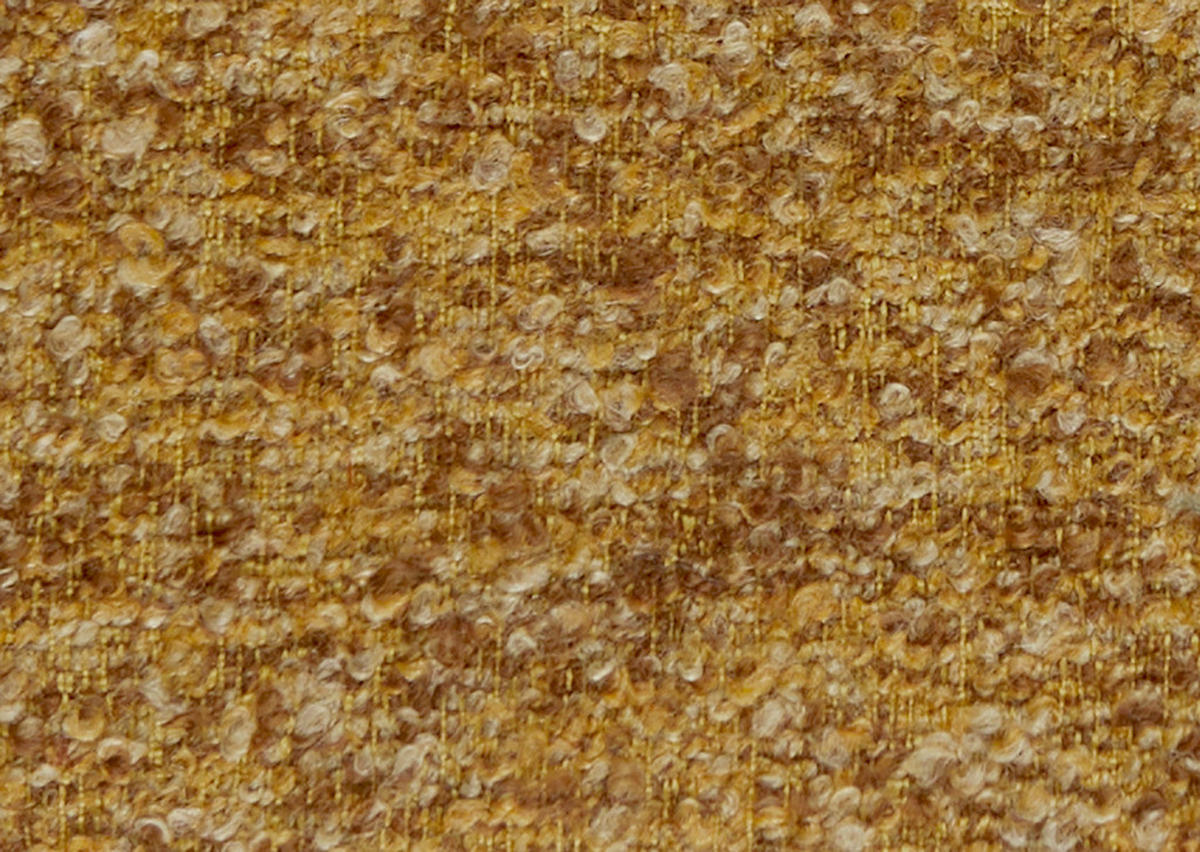 SESSEL in Bouclé Currygelb  - Currygelb/Schwarz, Design, Textil/Metall (80/78/80cm) - Stylife