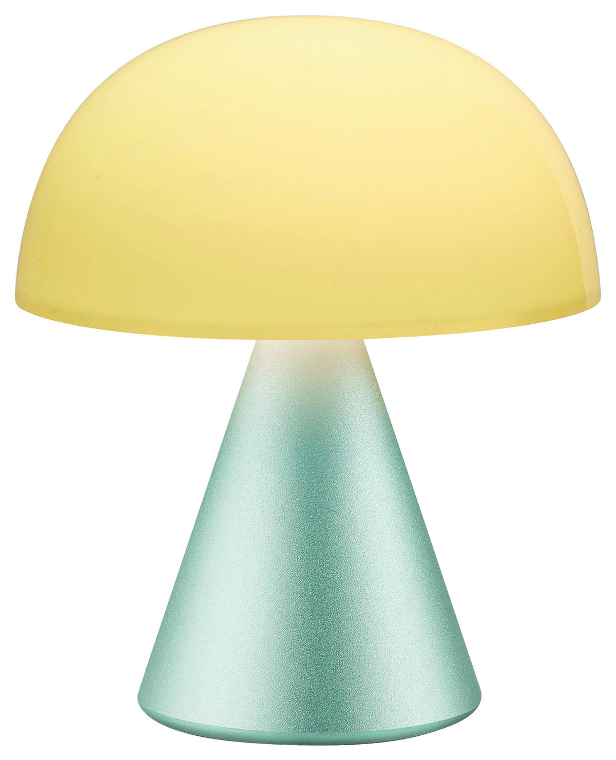 AKKU-TISCHLEUCHTE 9.2/11/9.2 cm  - Mintgrün, Design, Kunststoff/Metall (9.2/11/9.2cm)