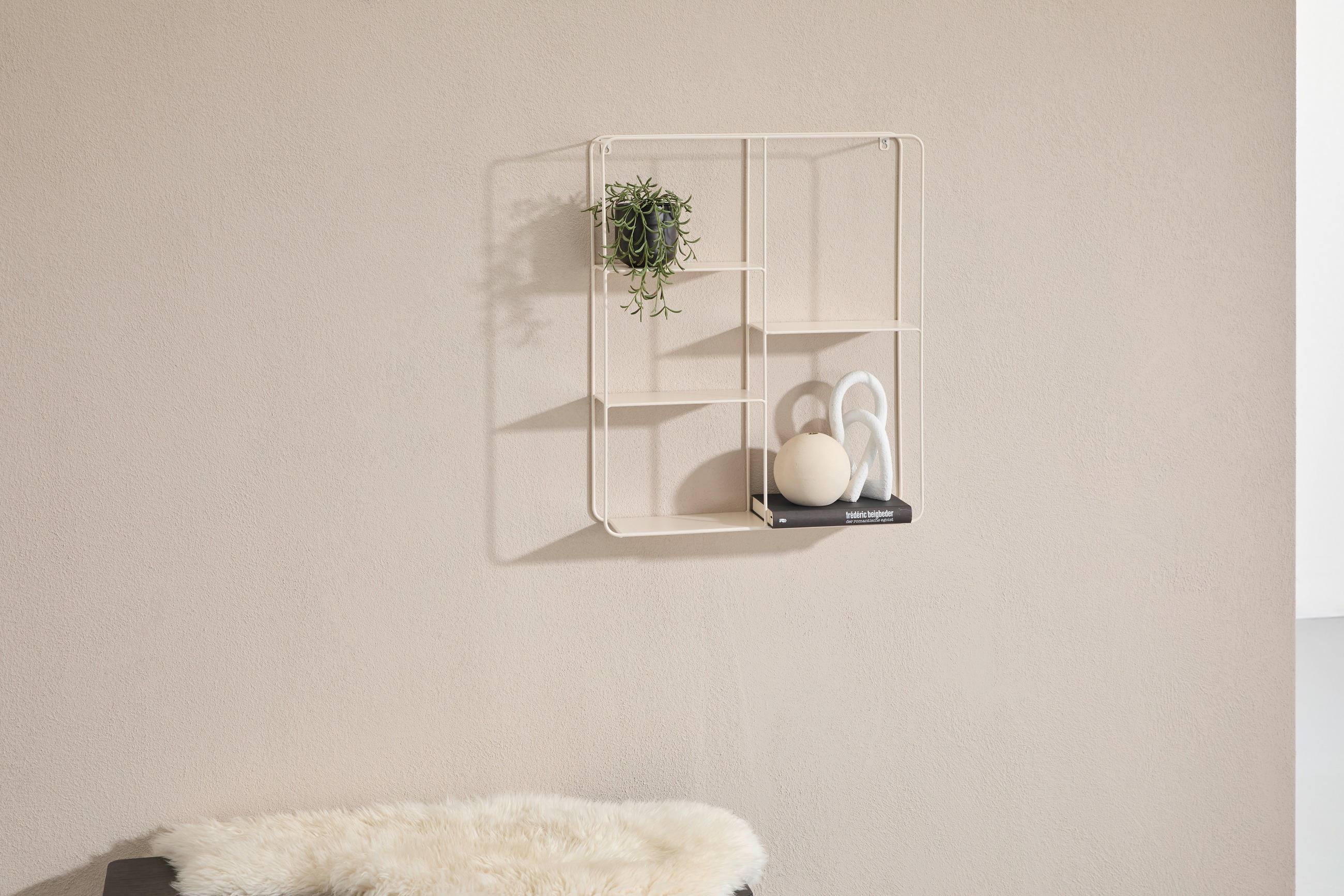 VÄGGHYLLPLAN 50/60/12 cm  - kashmir, Basics, metall (50/60/12cm) - Landscape