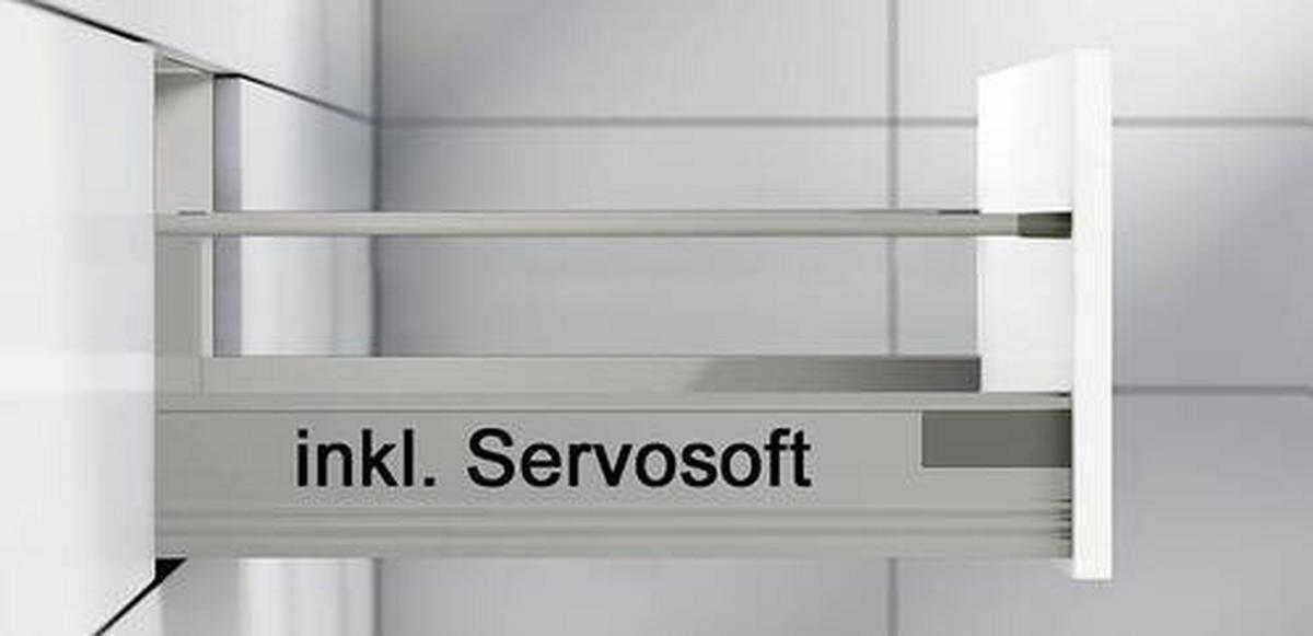 KÜCHENBLOCK 300 cm   in Cappuccino  - Eiche dunkel/Grau, Design, Holzwerkstoff/Metall (300cm) - Impuls