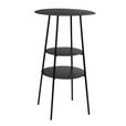 BEISTELLTISCH in Metall  - Schwarz, Design, Metall (35/60,5cm) - Ambia Home