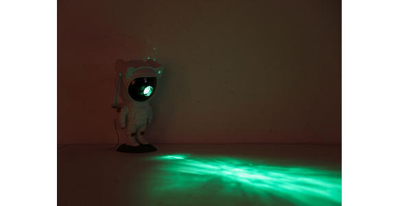 LED-DEKOLEUCHTE Astronaut 12/13/23 cm  - Weiß/Grau, Design, Kunststoff (12/13/23cm) - Novel