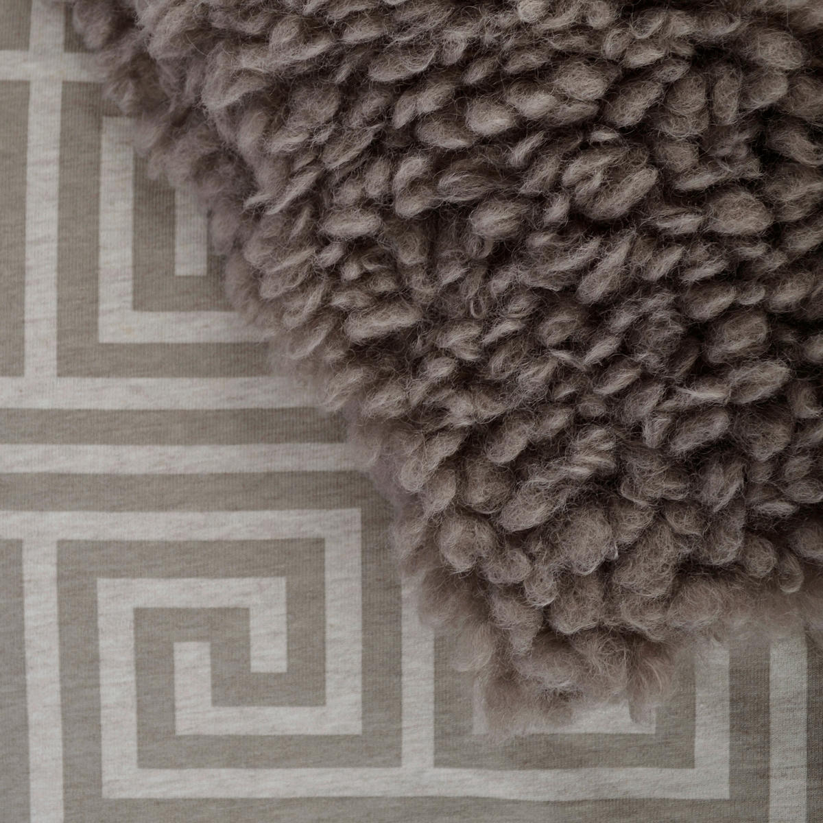 DECKE Reborn Lamb Legacy 140/190 cm  - Graubraun, Basics, Textil (140/190cm) - Zoeppritz