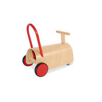 LAUFLERNWAGEN - Rot/Naturfarben, Basics, Holz (L 47 cm/B 31 cm/H 45 cmcm) - Pinolino