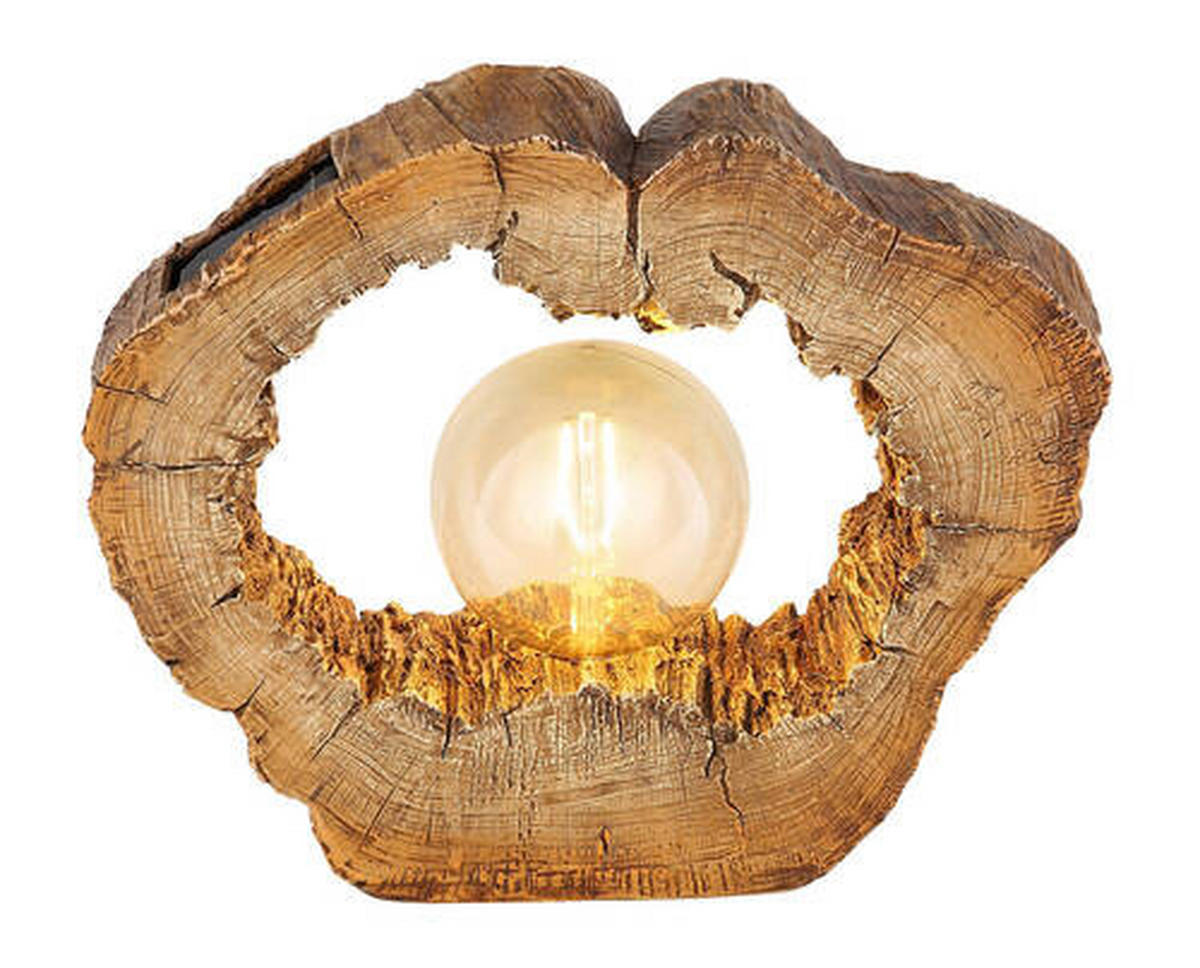 SOLCELLSLAMPA - brun, Natur, plast (30,5/8,5/25,5cm) - Globo