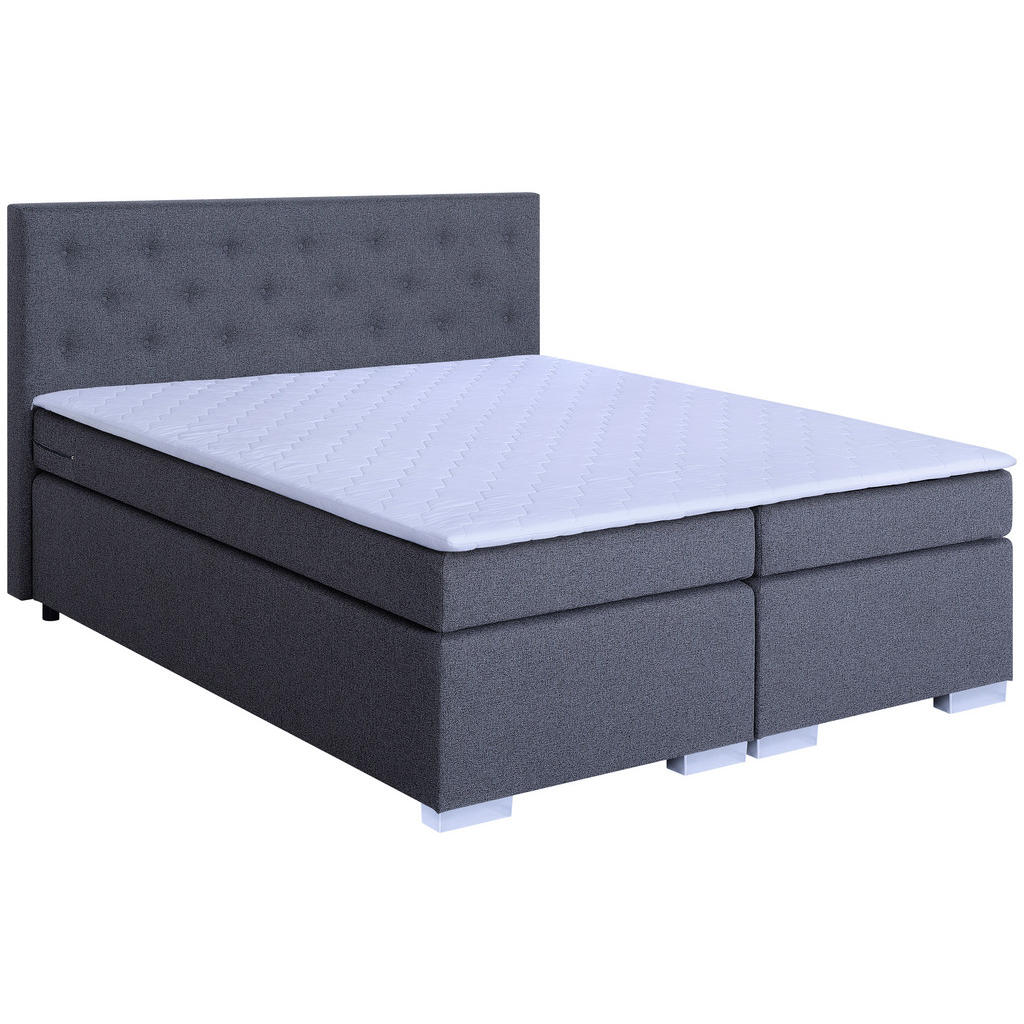 Boxspringbett Mit Topper 180x200 Korfu