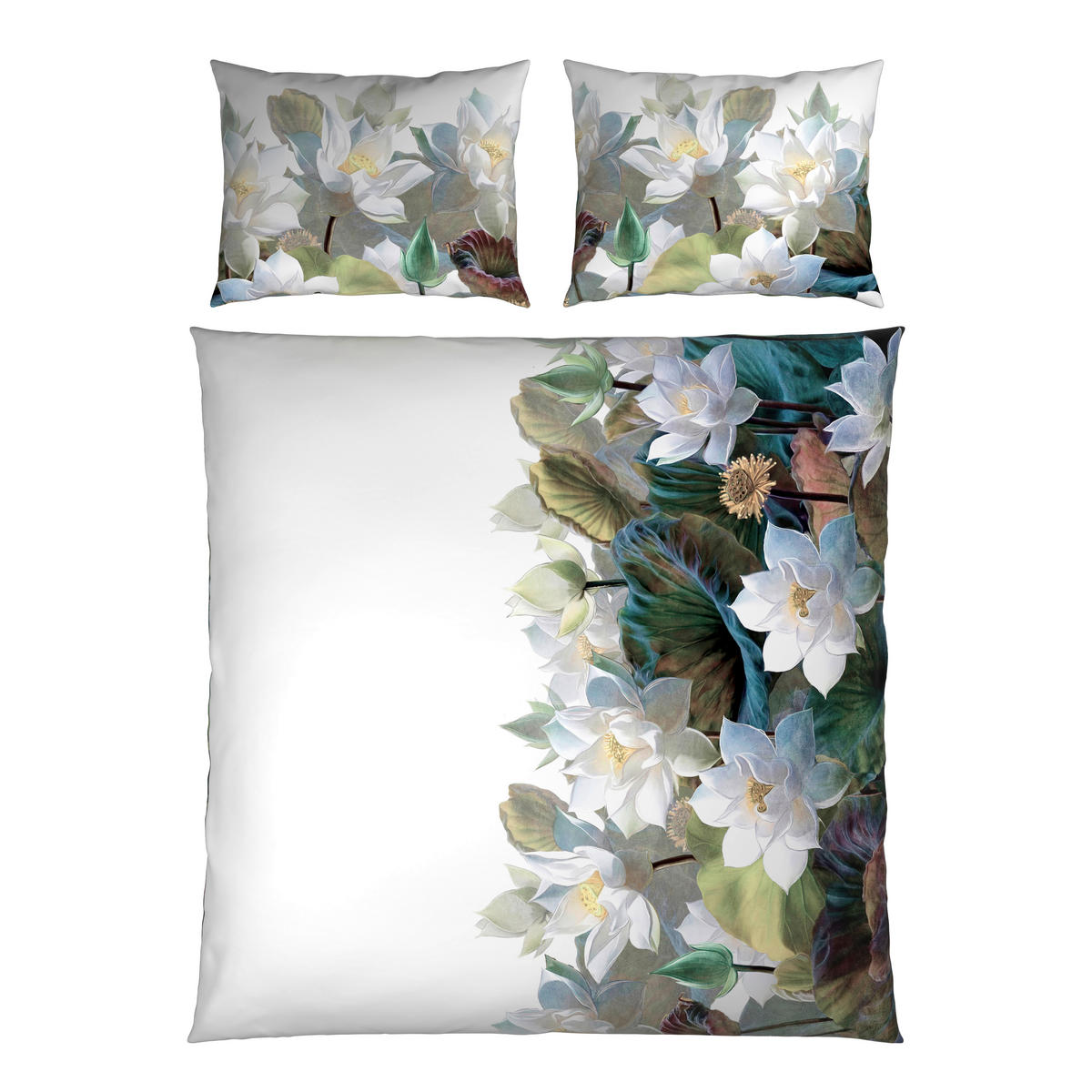 POSTELJINA SA DVA LICA 200/200 cm saten bela  - bela, Osnovno, tekstil (200/200cm) - Esposa