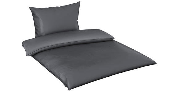 BETTWÄSCHE 200/200 cm - Anthrazit, Basics, Textil (200/200cm) - Novel