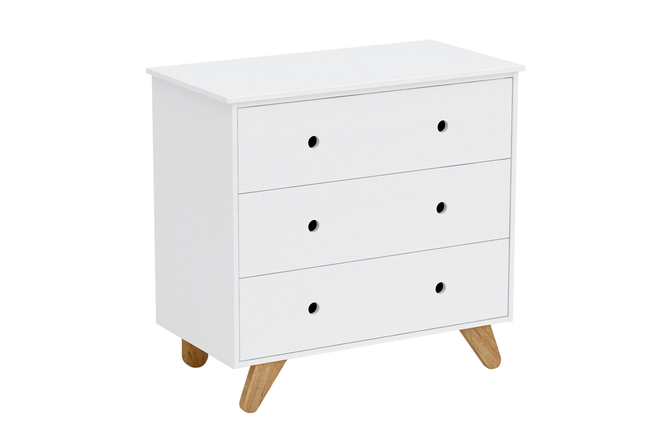 KOMMODE  in 95/90/50 cm  - Weiß/Naturfarben, Design, Holz/Holzwerkstoff (95/90/50cm) - Livetastic