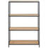 REGAL in 77/114/35 cm Eichefarben - Eichefarben/Schwarz, Design, Holzwerkstoff/Metall (77/114/35cm) - Carryhome REGAL in 77/114/35 cm Eichefarben - Eichefarben/Schwarz, Design, Holzwerkstoff/Metall (77/114/35cm) - Carryhome