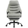 CHEFSESSEL  in Mikrofaser Grau, Schwarz  - Schwarz/Grau, MODERN, Kunststoff/Textil (64/114-122/72cm) - MID.YOU
