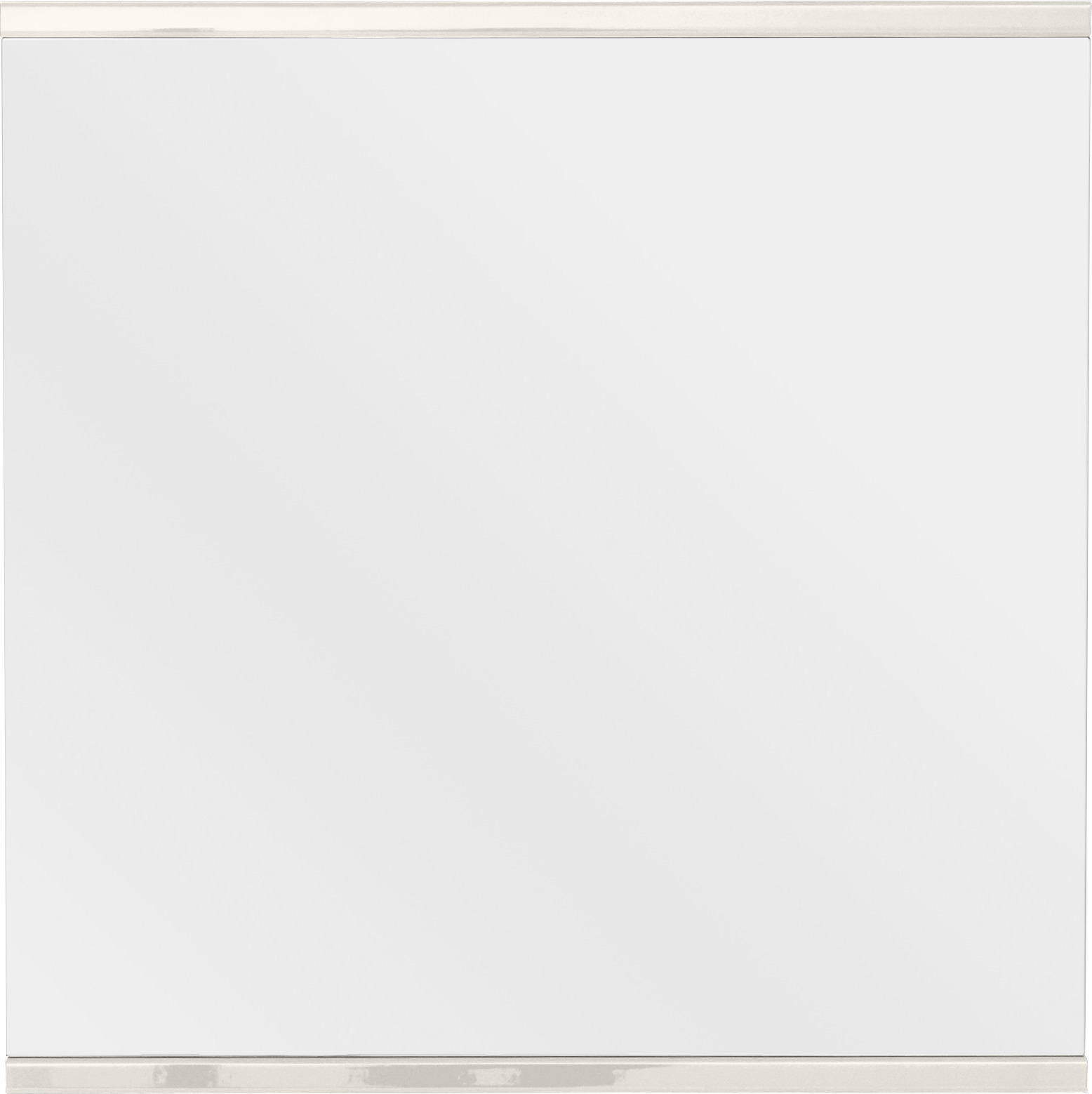 WANDSPIEGEL 75/75,6/4,6 cm  - Creme, Design, Glas/Holzwerkstoff (75/75,6/4,6cm) - Invivus