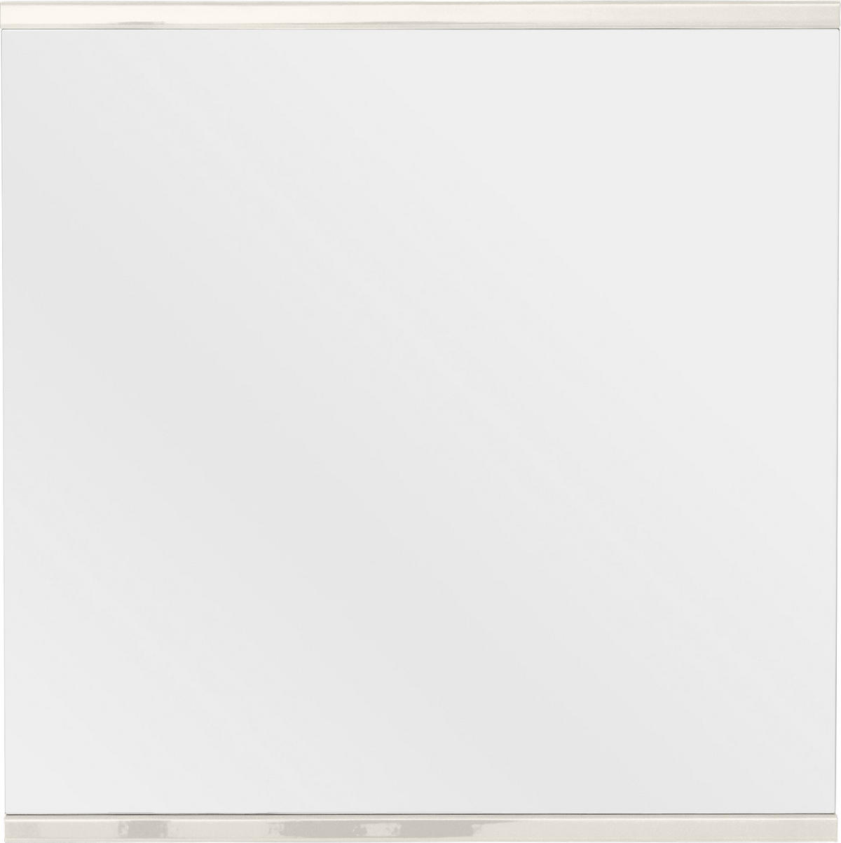 WANDSPIEGEL 75/75,6/4,6 cm  - Creme, Design, Glas/Holzwerkstoff (75/75,6/4,6cm) - Invivus