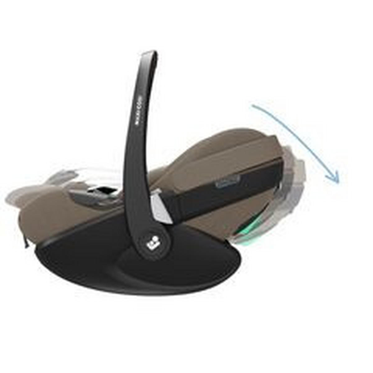 BABYSCHALE Pebble 360 Pro²  - Hellbraun/Schwarz, Basics, Kunststoff (44/58/66cm) - Maxi-Cosi