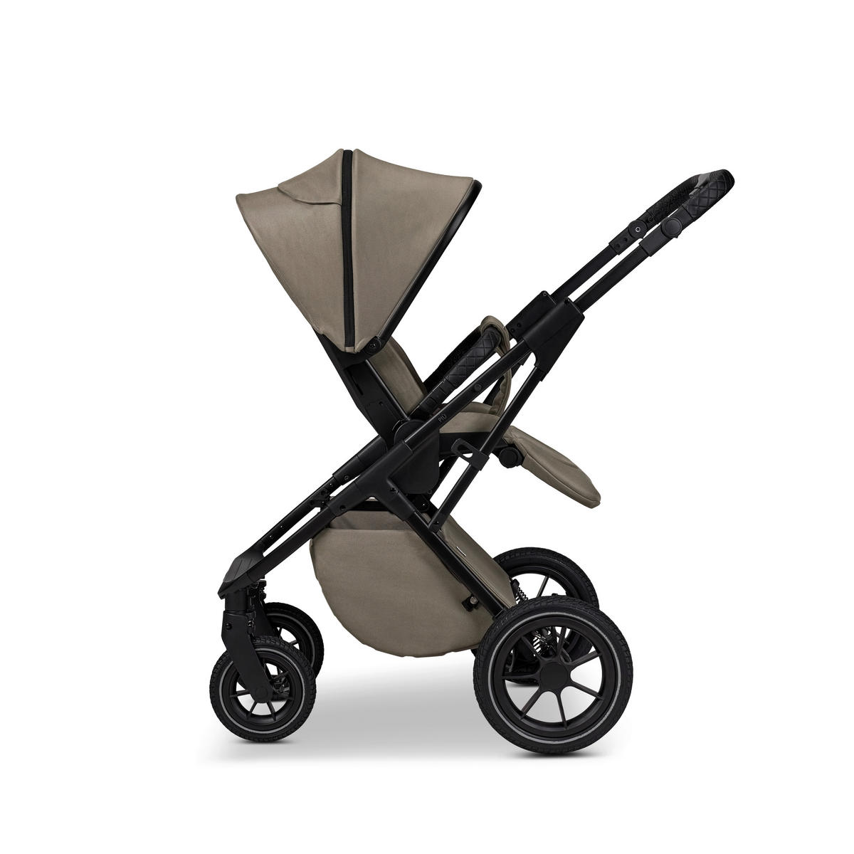 DJEČJA KOLICA  Più  - boje blata/crna, Basics, tekstil (105/56.5/127cm) - Moon