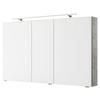SPIEGELSCHRANK 120/70,3/14,5 cm  - Chromfarben/Grau, KONVENTIONELL, Glas/Holzwerkstoff (120/70,3/14,5cm) - Pelipal