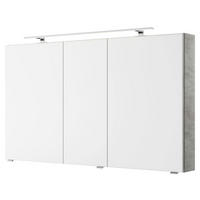 SPIEGELSCHRANK 120/70,3/14,5 cm  - Chromfarben/Grau, KONVENTIONELL, Glas/Holzwerkstoff (120/70,3/14,5cm) - Pelipal