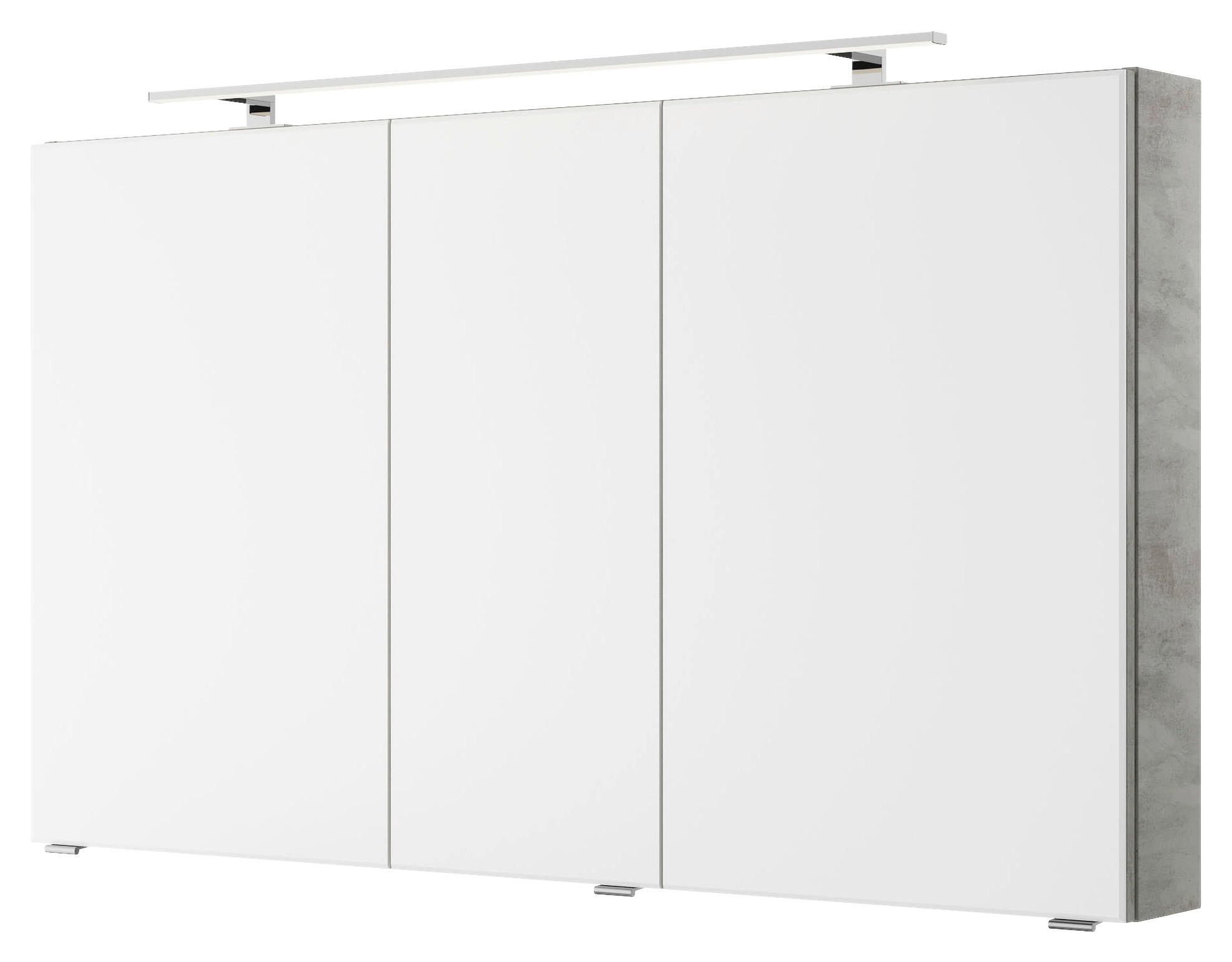 Pelipal Spiegelschrank Serie 4035 Grau 120x70.3x14.5 cm