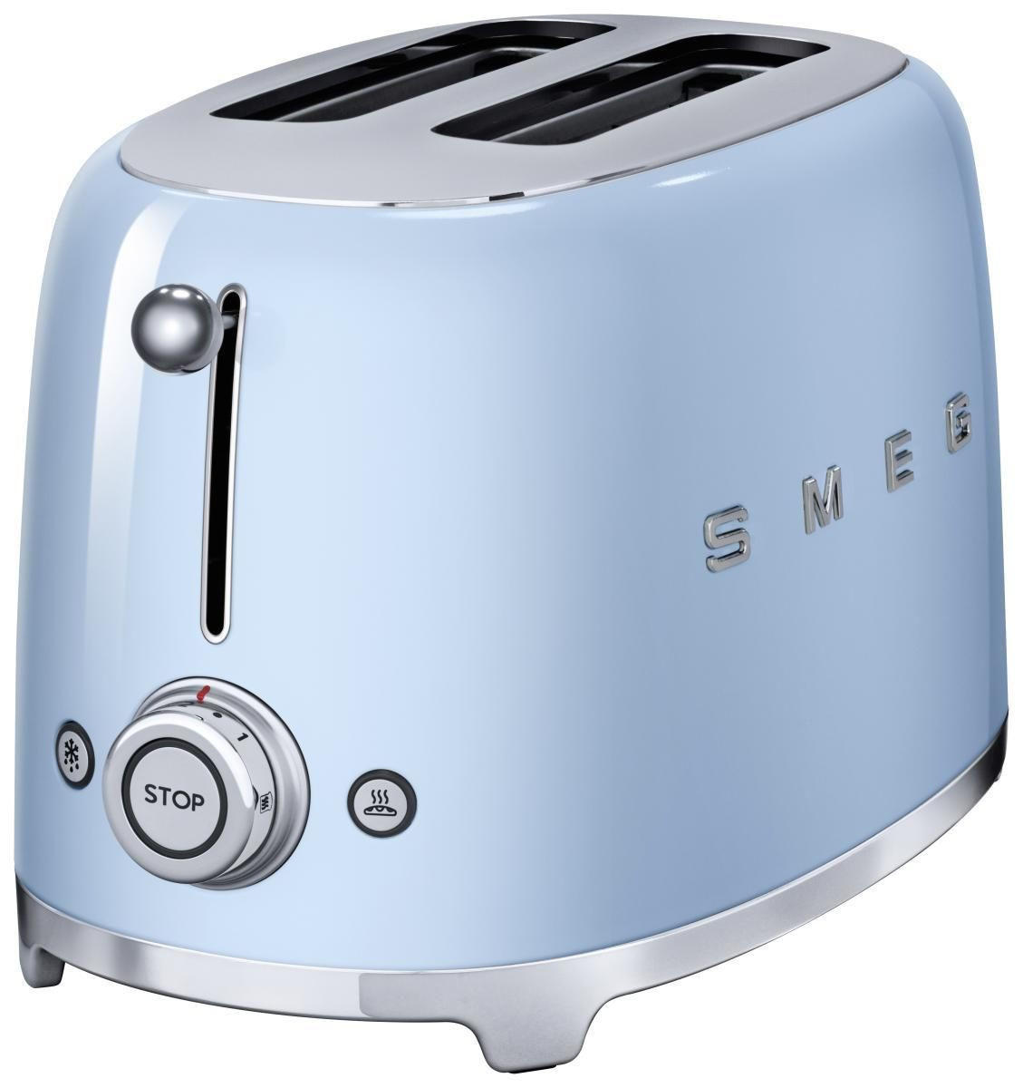 TOASTER 50´s Style  - Hellblau, Basics, Metall (31/19,8/19,5cm) - SMEG