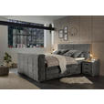 BOXSPRINGBETT 180/200 cm  in Grau  - Grau, KONVENTIONELL, Textil (180/200cm) - Carryhome