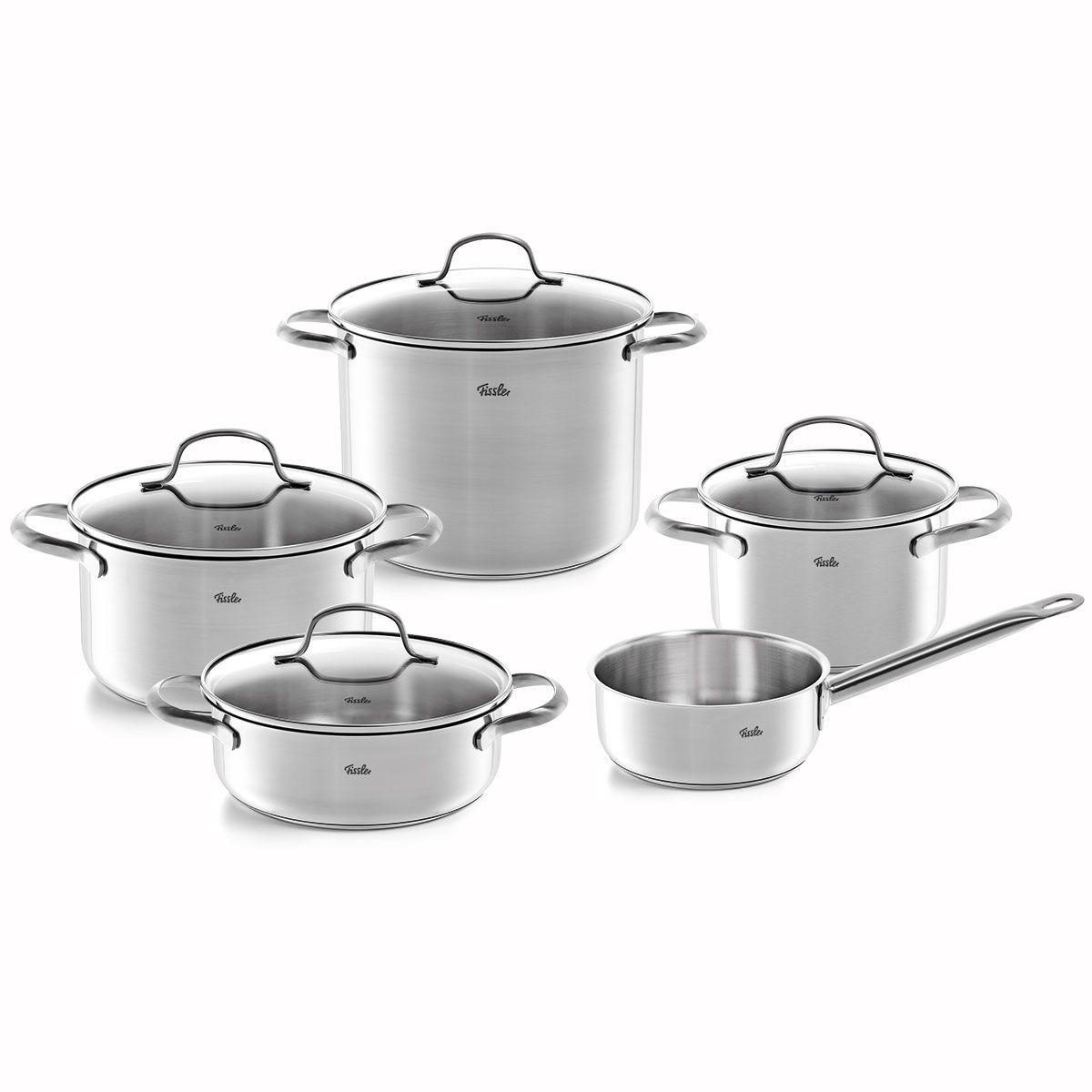 SET ŠERPI 5 delova  - srebrna, Osnovno, staklo/metal - Fissler