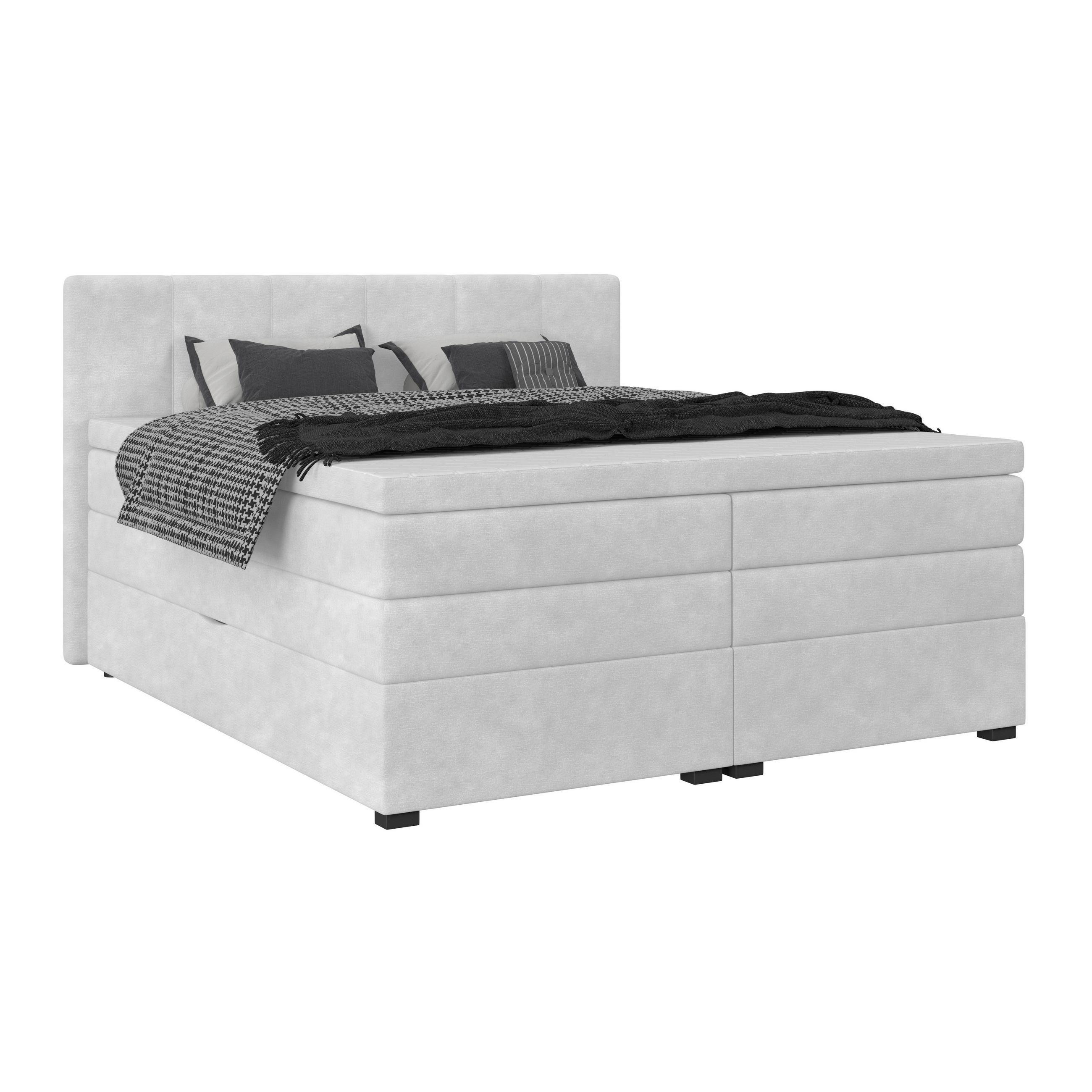 Boxspringbett Mit Topper & Bettkasten 180x200 Lauro