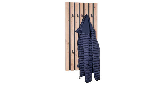 WANDGARDEROBE - Schwarz/Eiche Artisan, Design, Holzwerkstoff (45/90/4cm) - Xora