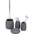 WC-BÜRSTENGARNITUR - Chromfarben/Grau, Basics, Kunststoff (10/15cm) WC-BÜRSTENGARNITUR - Chromfarben/Grau, Basics, Kunststoff (10/15cm)