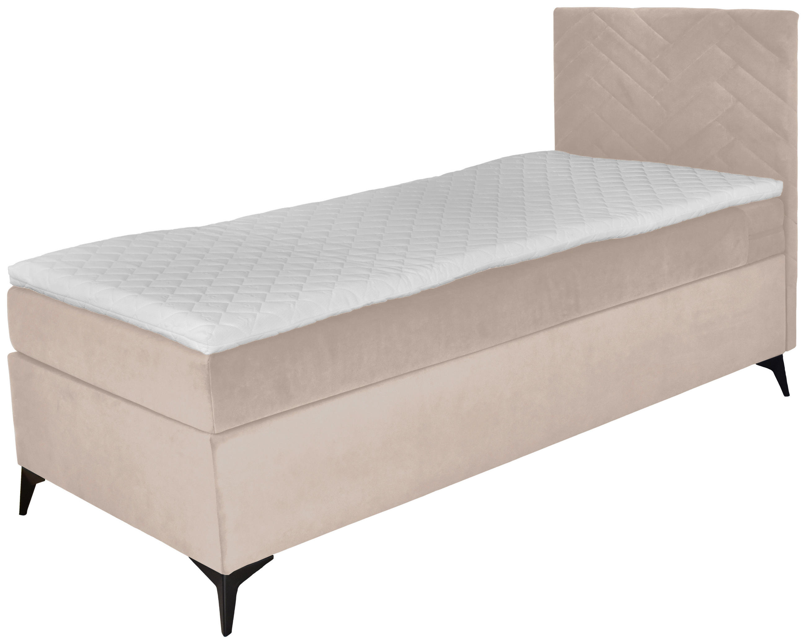 Boxspringbett mit Topper 90x200 cm Evan