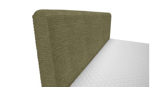 BOXBETT 140/200 cm in Olivgrün - Schwarz/Olivgrün, Design, Holz/Holzwerkstoff (140/200cm) - Xora