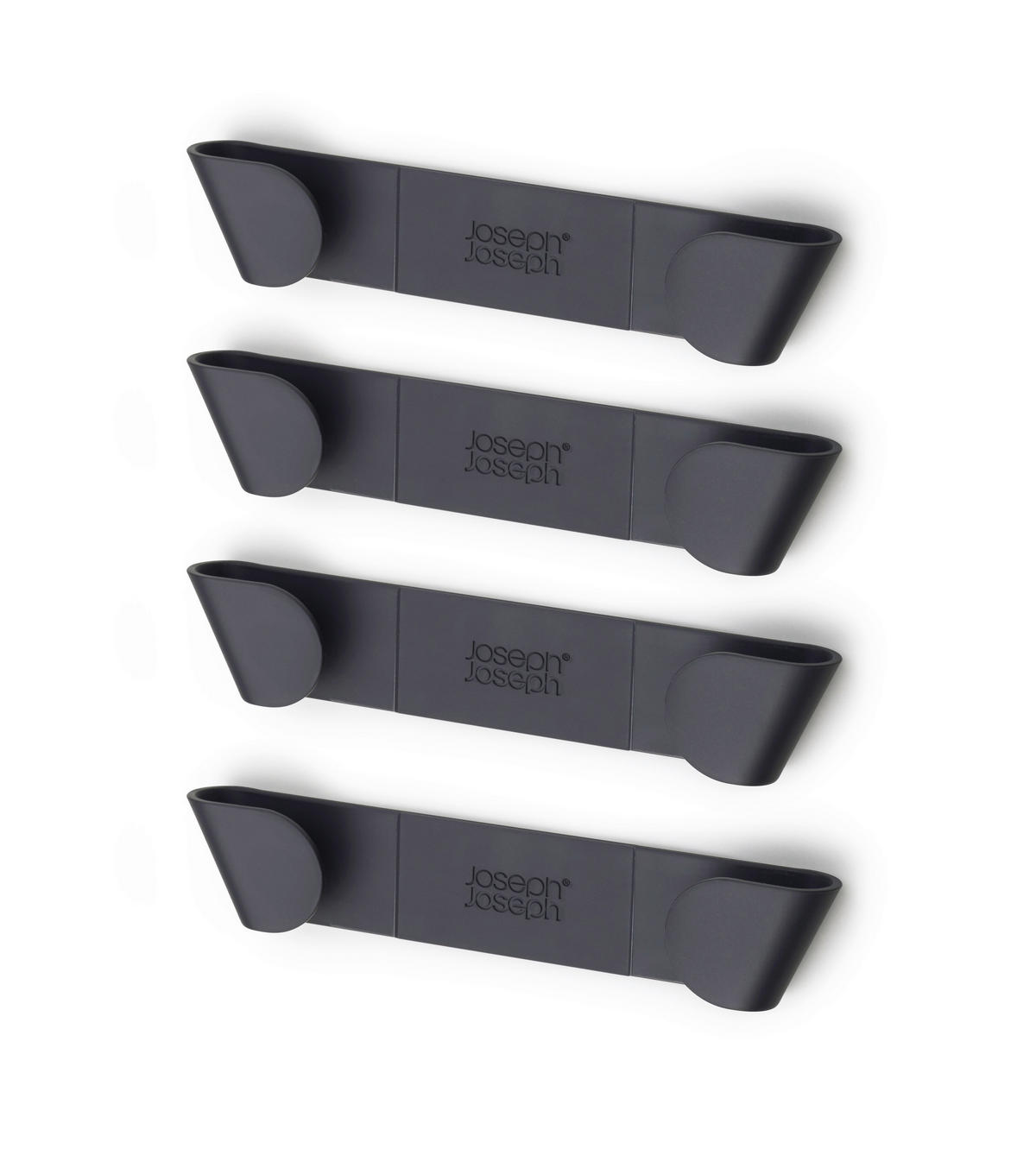 DRŽAČ ZA POKLOPCE     - siva, Basics, plastika (19,2/3,7/2,2cm) - Joseph Joseph