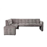 ROHOVÁ LAVICA, buk, cappuccino - čierna/cappuccino, Modern, drevo/kompozitné drevo (245/157cm) - Livetastic