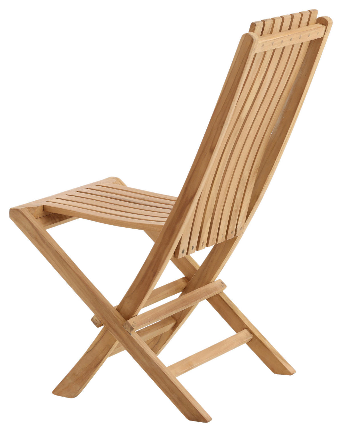 GARTENKLAPPSESSEL in Holz Teakfarben  - Teakfarben, KONVENTIONELL, Holz (43/98/47cm) - Gardenson