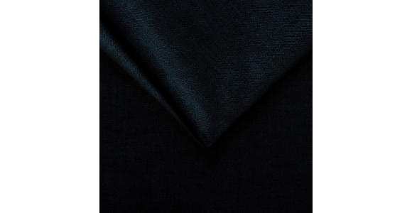 ECKSOFA Dunkelblau Flachgewebe  - Schwarz/Dunkelblau, LIFESTYLE, Textil/Metall (273/180cm) - Hom`in