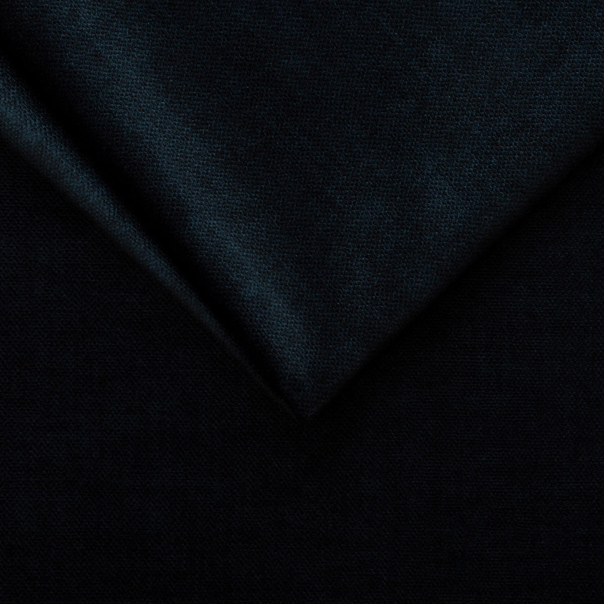 ECKSOFA in Flachgewebe Dunkelblau  - Schwarz/Dunkelblau, Lifestyle, Textil/Metall (273/180cm) - Hom`in