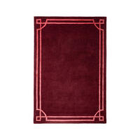 WOLLTEPPICH 120/170 cm Dunkelrot  - Dunkelrot, MODERN, Textil (120/170cm) - Xora