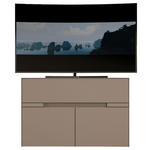 TV-ELEMENT Taupe  90/59/47 cm  - Taupe, Design, Holzwerkstoff (90/59/47cm) - Novel