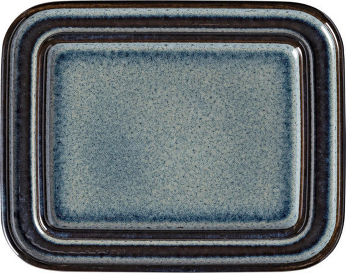 BUTTERDOSE Keramik Lave Gris  - Blau/Grau, LIFESTYLE, Keramik (15/12/6,5cm) - like.Villeroy & Boch